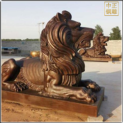 大型銅獅子制作 大型銅獅子制作