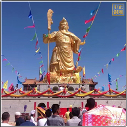 鑄銅關(guān)公 大型關(guān)公銅雕像圖片
