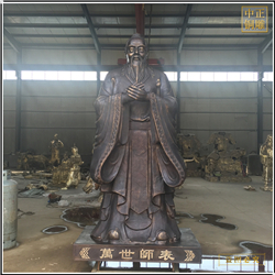 鑄銅關(guān)公 名人孔夫子雕像廣場(chǎng)擺件