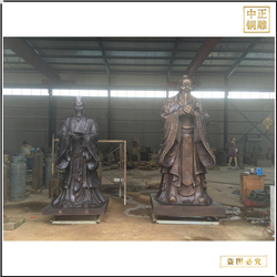 鑄銅關(guān)公 孔子雕塑校園文化