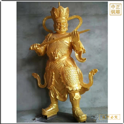 鑄銅關(guān)公 大型四大天王銅佛像制造公司