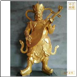 鑄銅關(guān)公 6米四大天王銅佛像批發(fā)廠