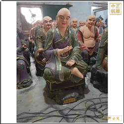 鑄銅關(guān)公 定制十八羅漢制作