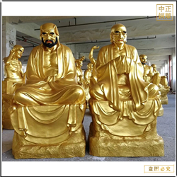 鑄銅關(guān)公 訂制寺廟十八羅漢站像