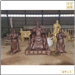 鑄銅關(guān)公 大型鑄銅關(guān)公擺件