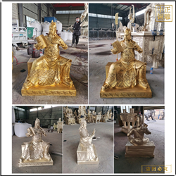 鑄銅關(guān)公 鑄造銅關(guān)公廠家