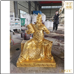 鑄銅關(guān)公 銅關(guān)公像批發(fā)廠家