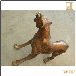 純銅仿古金錢豹雕塑價格 純銅仿古金錢豹雕塑價格
