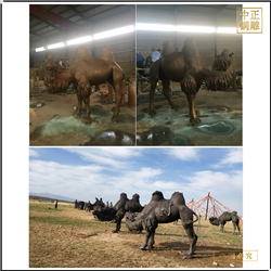 景區(qū)動物雕塑駱駝擺件 景區(qū)動物雕塑駱駝擺件