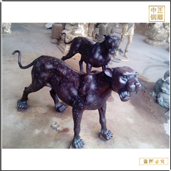 動(dòng)物金錢豹雕塑鑄造廠 動(dòng)物金錢豹雕塑鑄造廠