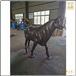 鑄銅關(guān)公 鎏金銅牛報價
