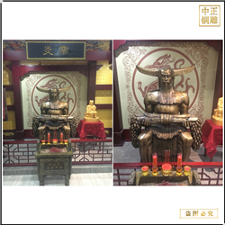 炎帝銅像鑄造 炎帝銅像鑄造