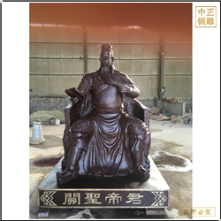 鑄銅關(guān)公 銷售各種銅關(guān)公擺件