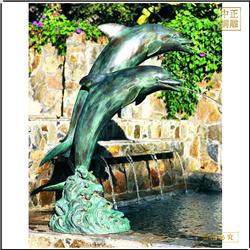 鑄銅關(guān)公 景觀海豚銅雕塑