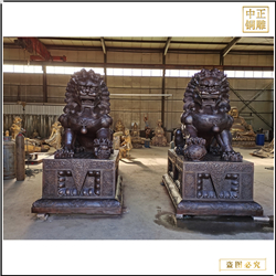 鑄銅關(guān)公 唐縣銅雕獅子擺件定制廠家