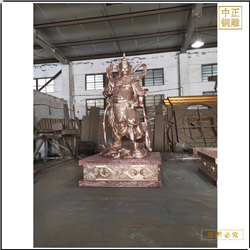 鑄銅關(guān)公 寺廟護法韋陀菩薩批發(fā)