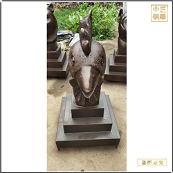 鑄銅關(guān)公 全套十二生肖雕塑價(jià)格