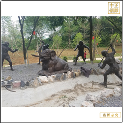 鑄銅關(guān)公 景觀人物雕塑鑄造廠