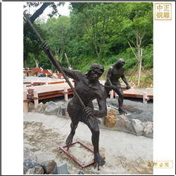 鑄銅關(guān)公 馬壩人雕塑廠家