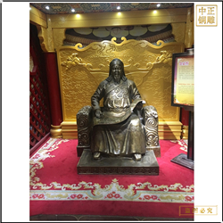 鑄銅關(guān)公 少數(shù)民族忽必烈人物雕塑