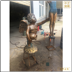 鑄銅關(guān)公 美術(shù)學(xué)院西方人物擺件