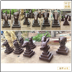 十二生肖銅雕塑批發(fā) 十二生肖銅雕塑批發(fā)