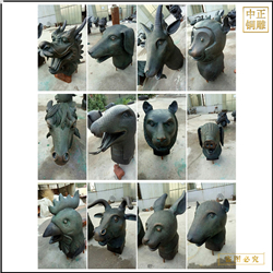 十二生肖銅雕塑廠家制作 十二生肖銅雕塑廠家制作