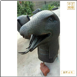 十二生肖蛇雕塑鑄造 十二生肖蛇雕塑鑄造