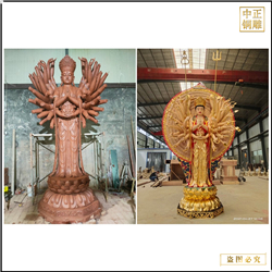 鑄銅關(guān)公 大慈大悲觀音大士銅像