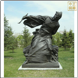 鑄銅關(guān)公 公園大型古代人物景觀雕塑