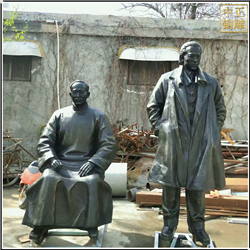 鑄銅關(guān)公 室外人物銅雕塑鑄造