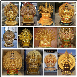 鑄銅關(guān)公 寺廟佛像大型千手觀音