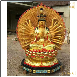 鑄銅關(guān)公 寺院觀音銅佛像鑄造廠家