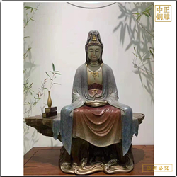 鑄銅關(guān)公 鑄造觀音菩薩銅像擺件