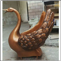 動(dòng)物雕塑銅天鵝 動(dòng)物雕塑銅天鵝
