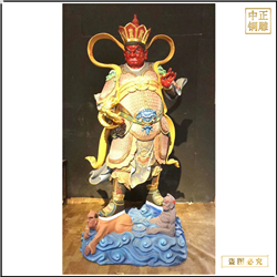 鑄銅關(guān)公 訂制寺廟四大天王雕像