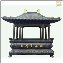 鑄銅關(guān)公 定制香爐雕塑廠家