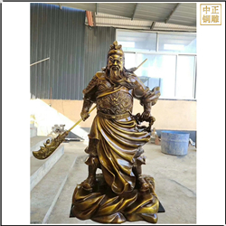大型刀尖朝下關(guān)公雕塑 大型刀尖朝下關(guān)公雕塑