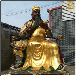 大型室外夜讀春秋關(guān)公銅雕像 大型室外夜讀春秋關(guān)公銅雕像