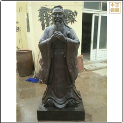 鑄銅關(guān)公 萬人師表孔子銅像