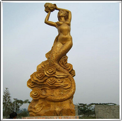 女媧銅雕塑 女媧銅雕塑